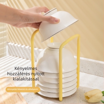 Kinyújtható konyhai edényállvány - műanyag, egyszerű és modern stílus, fúrás nélküli telepítés
