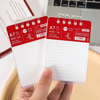 A7-es flip-füzet, vastított kis notesz, hordozható