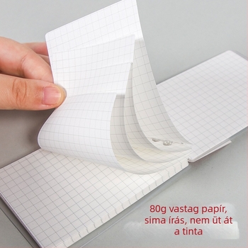 A7-es flip-füzet, vastított kis notesz, hordozható