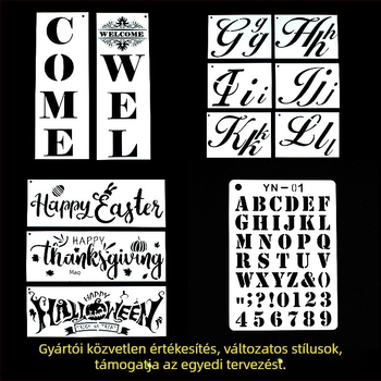 Angol betűkkel és állatos ábrákkal ellátott naptár sablon, PET anyag, tanulási jegyzetek, testreszabható, márka Other, importálás nélkül, IP jogosultság nélkül