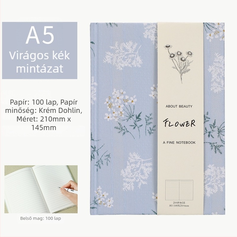 Sichen Culture jegyzetfüzet, vászonborítású borító, drótos ragasztással kötött kötés, Forest papír, 80 g, 200 oldal