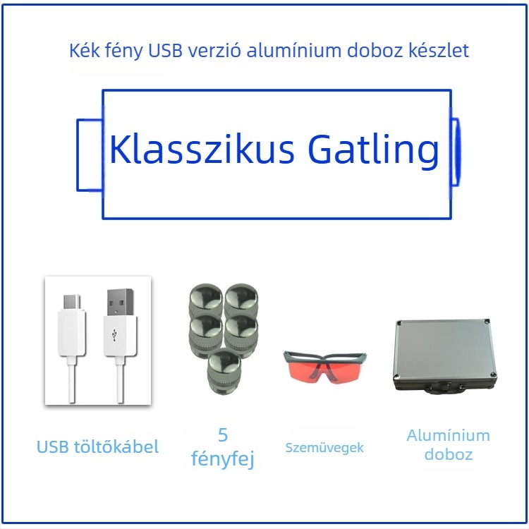 MTTBCHA Kültéri nagy teljesítményű lézeres kézi zseblámpa (hatótáv 1000 m, hullámhossz 450 nm, akkumulátor 16340, eredet Zhejiang)