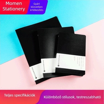 A5-ös méretű PP borítású notesz, egyszerű, mégis stílusos tervező, újratölthető notesz, üzleti ajándék