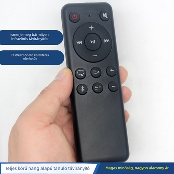 Infravörös távirányító teljes tanulási funkcióval, univerzális autóhoz, DVD lejátszóhoz, projektorhoz, TV-hez és ventilátorhoz