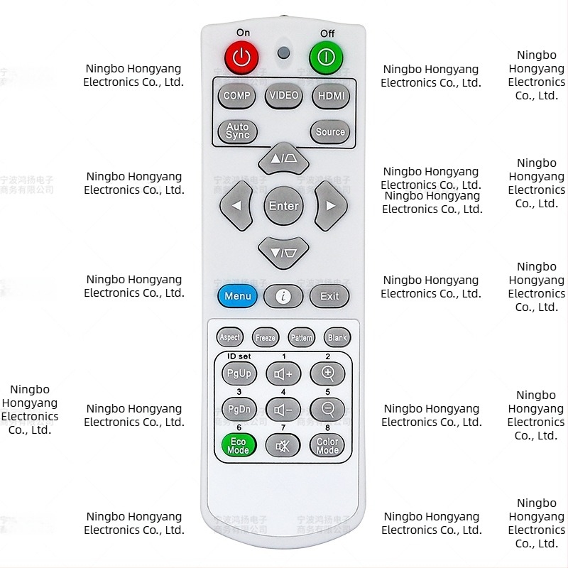ViewSonic projektorokhoz készült távirányító, kompatibilis PA503X, PA502S, Q-3101, PJD5123 - Hongyang YP