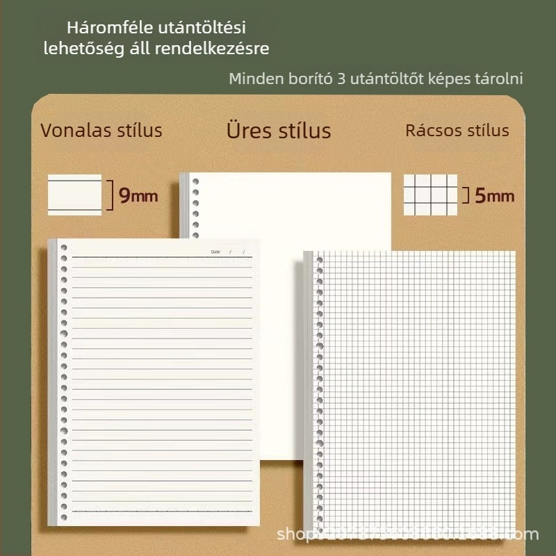 A4-es PP notesz fém klipekkel, leválasztható, kényelmes fogású, középiskolásoktól egyetemistákig