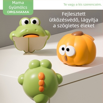 Org.mama / Mama Fruit gyerekeknek tervezett sarokvédő, karikatúra dizájn - különleges forma, asztal élszélvédő, ütközés elleni védelem