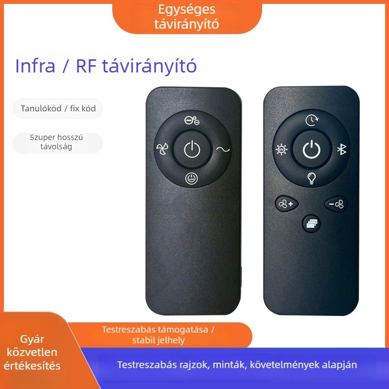 5-gombos infravörös távirányító projektorhoz és világításhoz, Bluetooth vezeték nélküli, 8 m IR hatótávolság