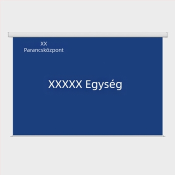 Falihoz szerelt elektromos vetítőfüggöny HD nyomtatott mintával, távirányítóval, Dh-688 modell, teljesítmény 50, súly 10