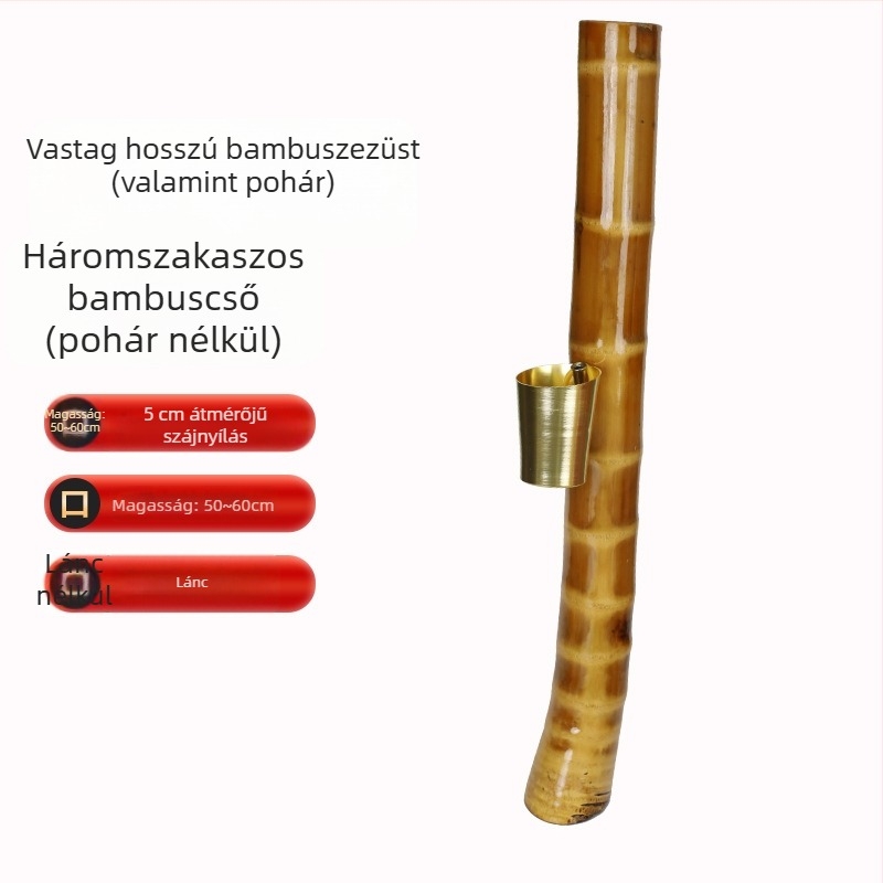 Vízipipa Burl faanyagból, Új kínai stílus, Modell AL1009969941, 50 darab dobozban