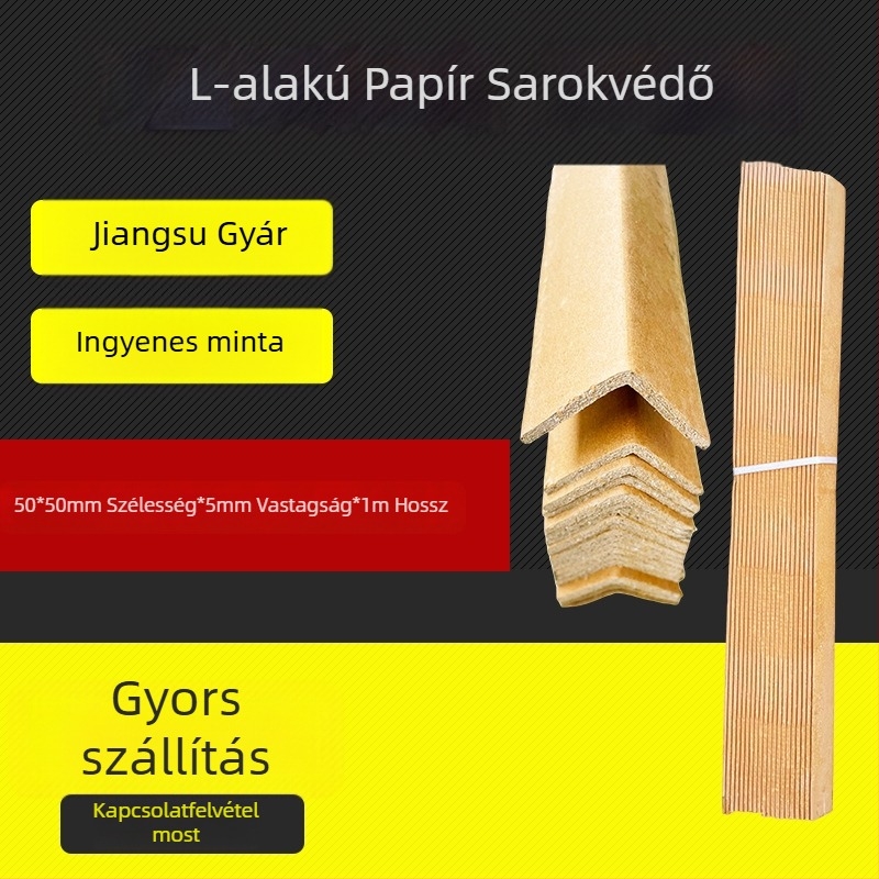 Guande L-alakú sarokvédő kraft papírból, kemény
