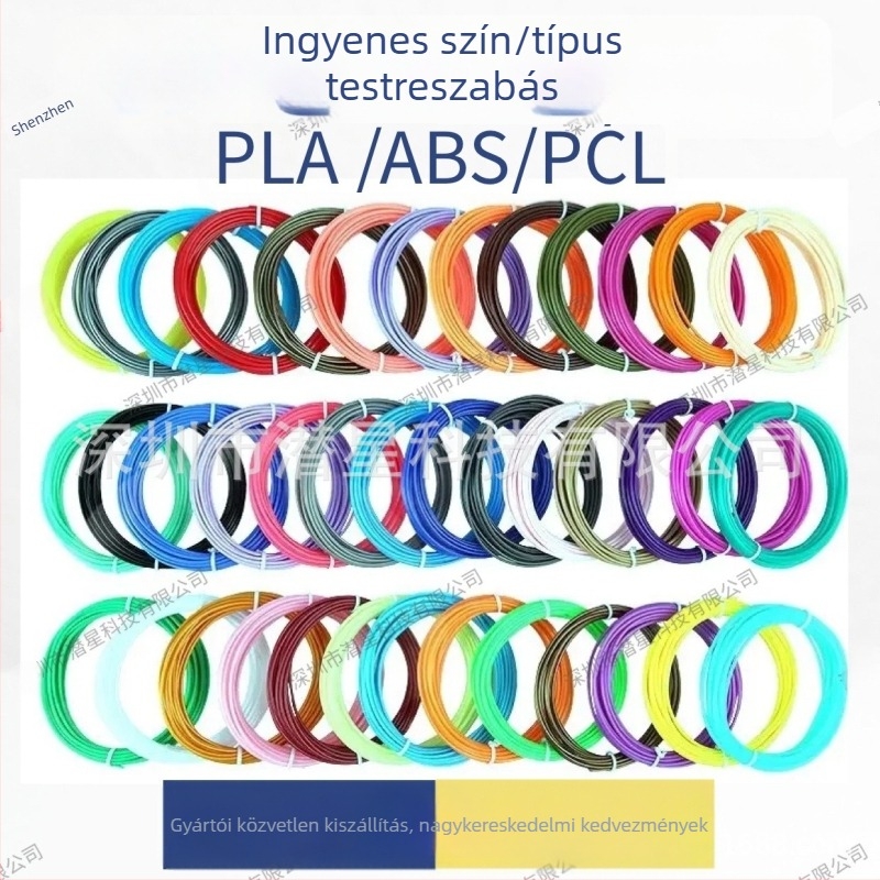 PLA filament 3D tollhoz – dugulás elleni, általános felhasználásra