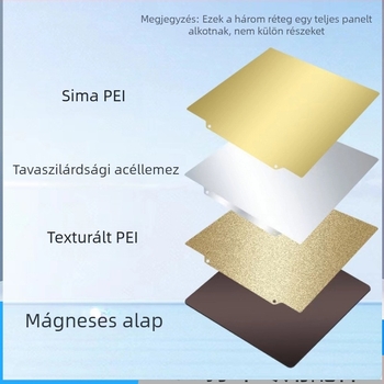 PEI kétoldalas lemez 3D nyomtatáshoz — PEI anyag, 0.3 kg, Xinyue Technology
