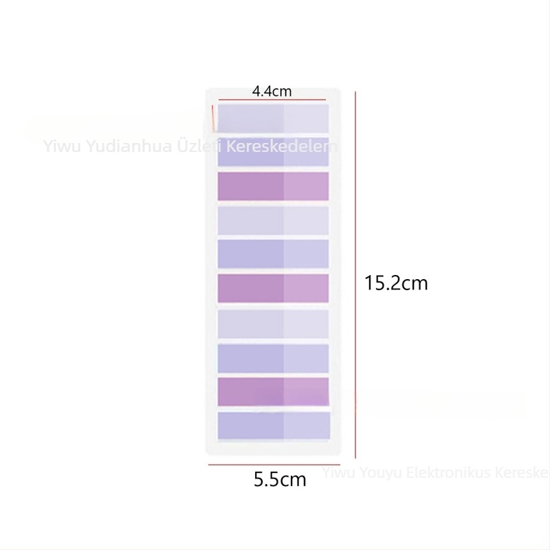 PET Gradient Öntapadós Jegyzetek, 20 lapok