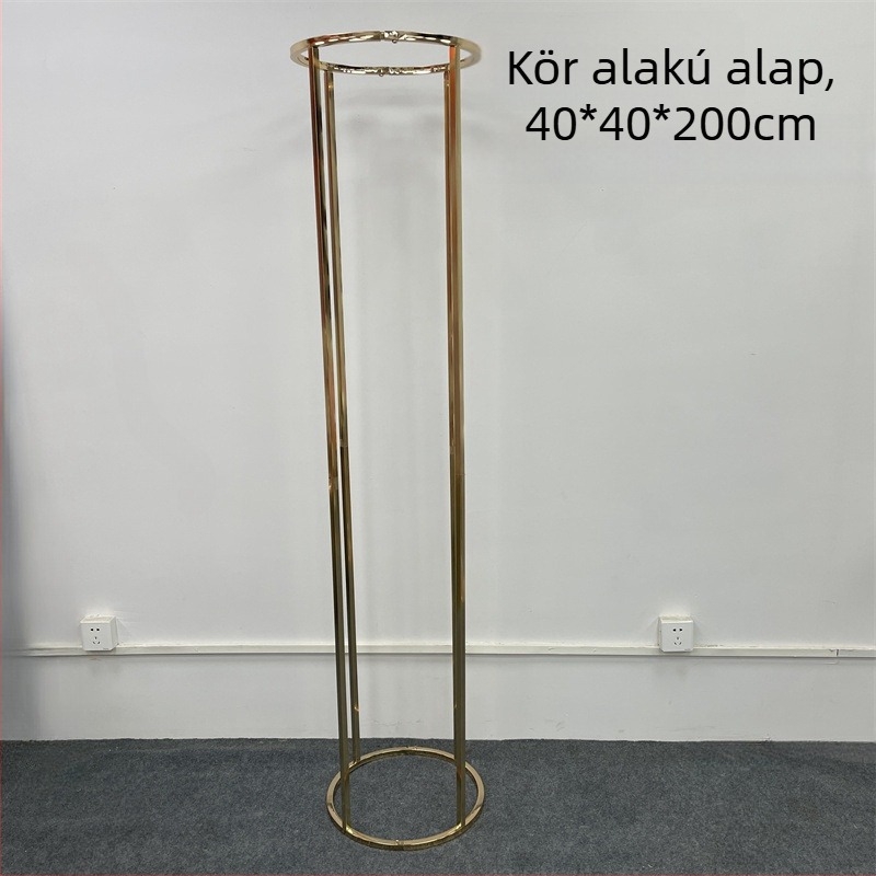 Vasból készült esküvői kellékek: cuboid virágtartó és képernyő dekor, geometriai elrendezéssel