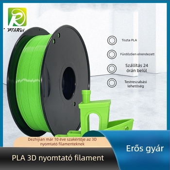 Pinrui PLA 3D nyomtató filament – kerek keresztmetszet, hossz 330 m, sűrűség 1,24 g/cm³, környezetbarát anyag