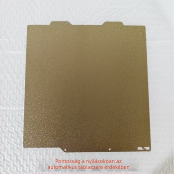 3D nyomtatáshoz melegágy platforma A1Mini — rugós acél + PEI lemez, pontos furatok, automatikus korongcsere