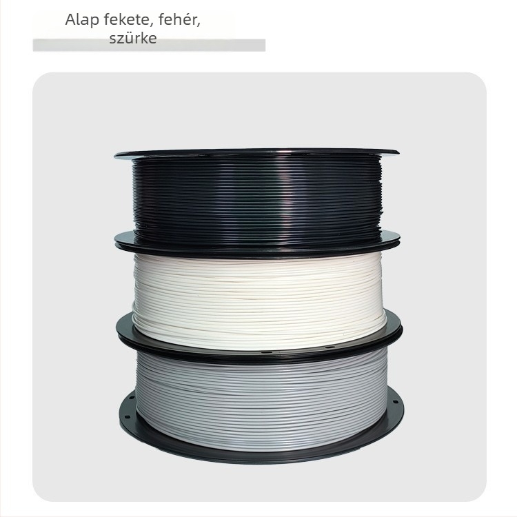 PETG 3D nyomtató filament 1,75 mm, 1 kg, kód Pla-tq-1, kompatibilis a Tuozhu 3D nyomtatási fogyóanyagokkal