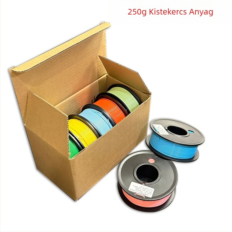 PLA 3D nyomtató filament — sűrűség 1.24 g/cm³, márka PLA, OEM opciók