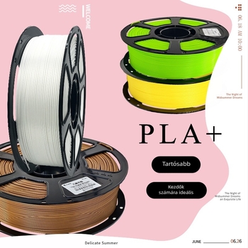 PLA filament – Pufei new materials, kör keresztmetszetű, 3D nyomtatóhoz