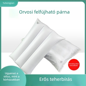 Fehér felfújható párna kórházi használatra, hordozható utazási alvópárna, lábtámasz, otthoni használatra