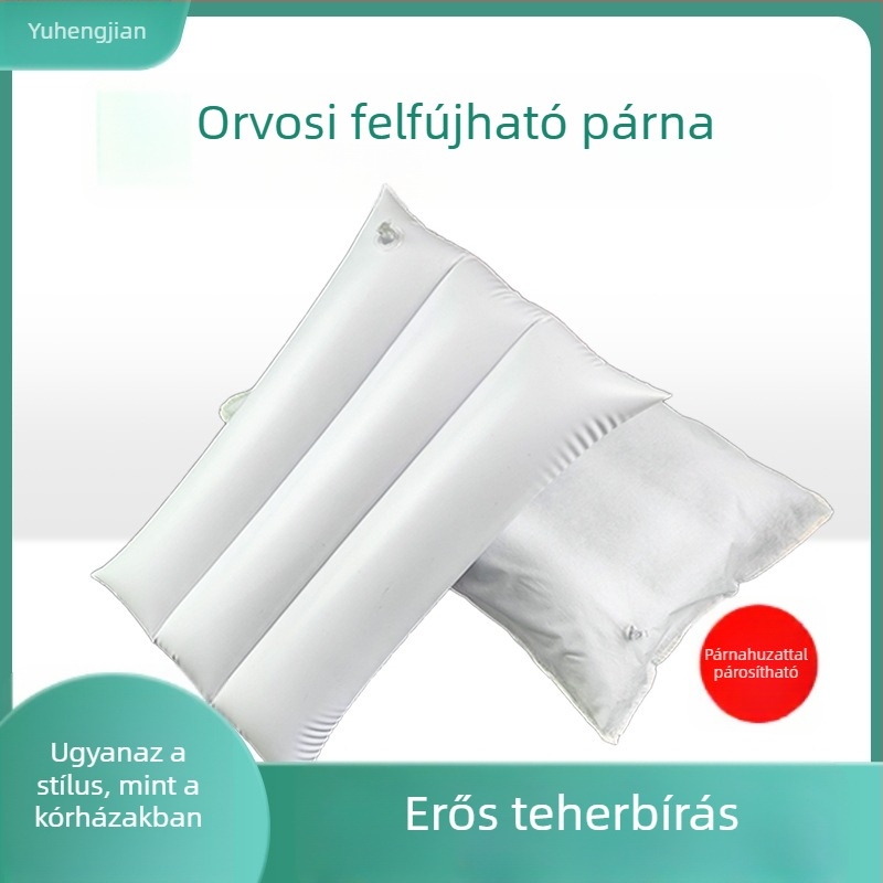 Fehér felfújható párna kórházi használatra, hordozható utazási alvópárna, lábtámasz, otthoni használatra