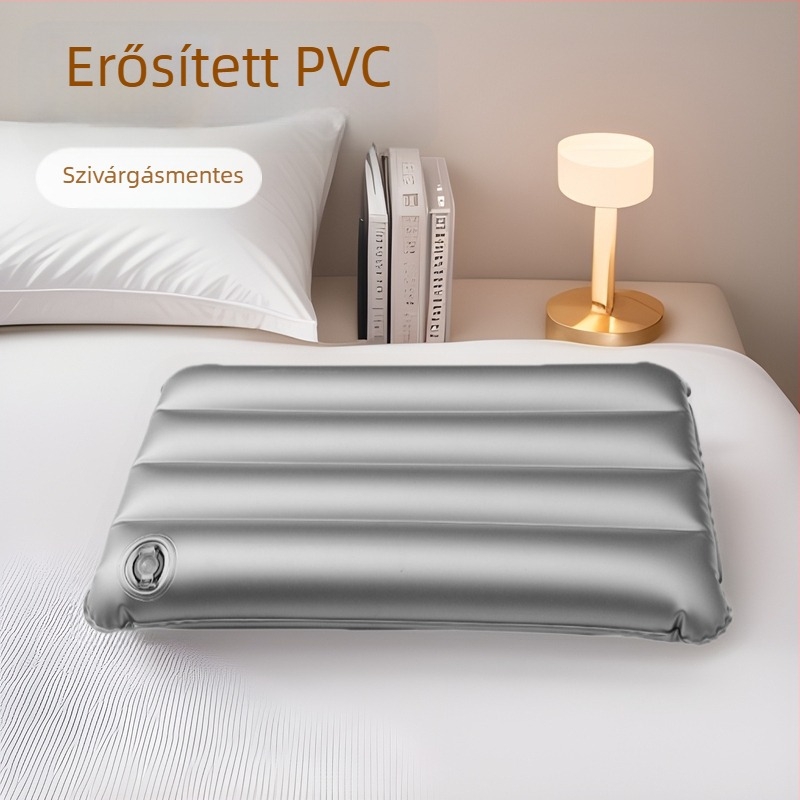 PVC felfújható párna víz- és levegő kettős használatra - 10 cm vastagság (PVC; víz és levegő töltés; 0,5 kg; AMD1305)