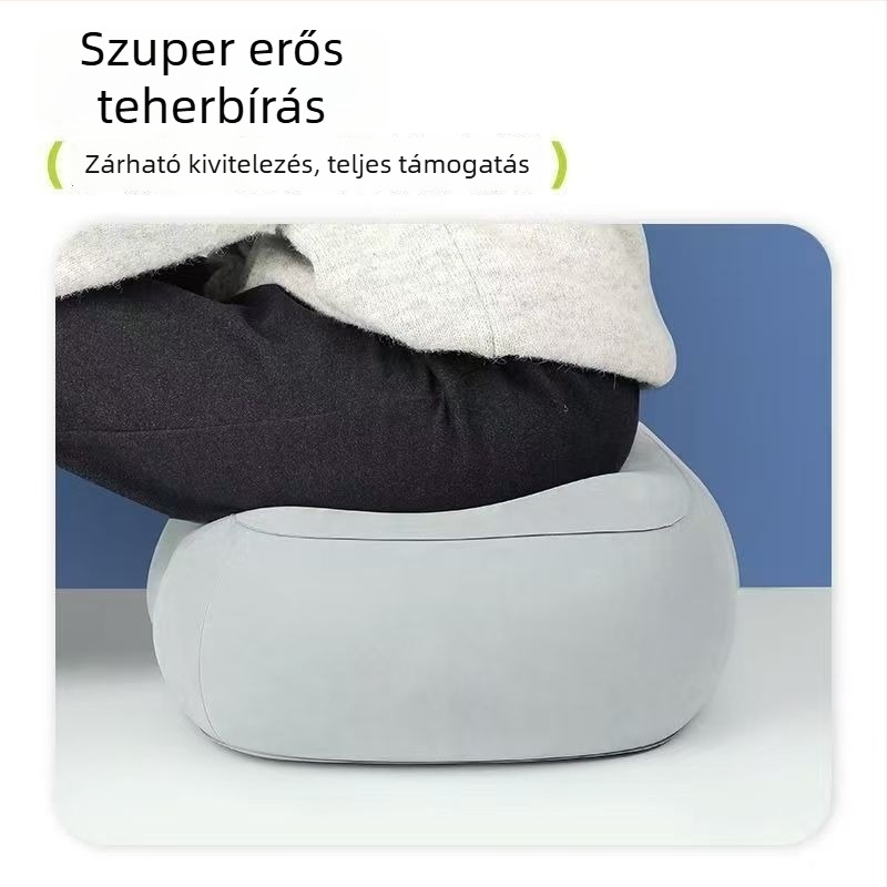 Felfújható lábtámasz, PVC, U-alakú, LY-011, szabadban utazók számára