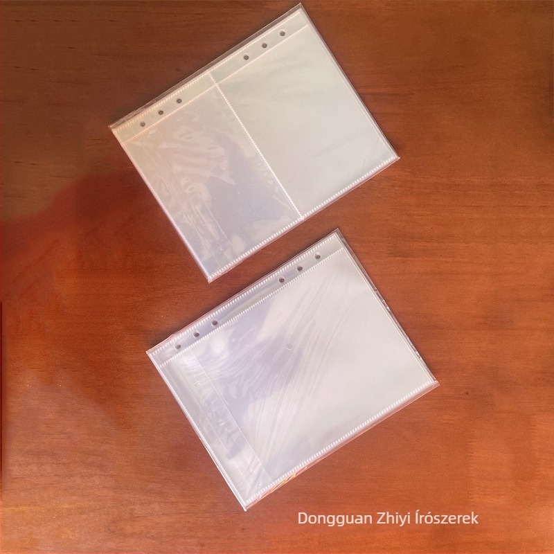 A5 kártyaalbum 6 lyukkal, 10 oldal, PP belső oldalak, kétoldalas kivitel, idol rajongók számára, kompatibilis a loose-leaf refill-le