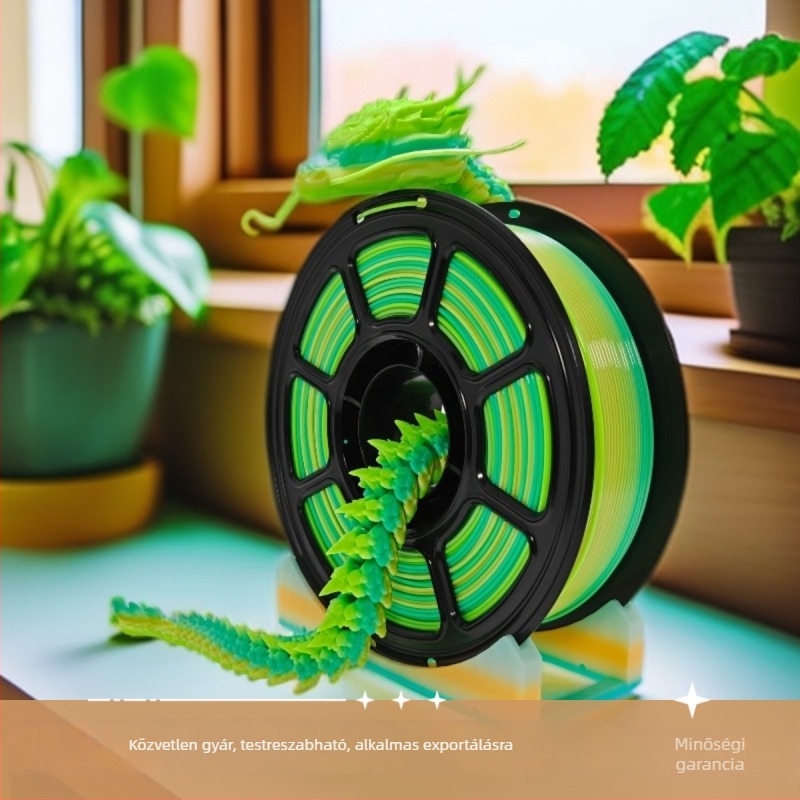 PETG 3D nyomtatáshoz filament, átmérő 1,75 mm, tekercs 1300 g, nyomtatási pontosság 1,29