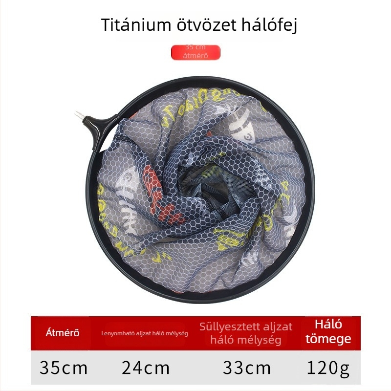 Ice shadow – horgász háló zseb Ice shadow - anyag: szén-ötvözet - licencelt magánmárkák: Is
