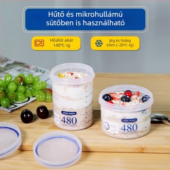 Asvel/Achel Tejpor Tartály – Zárt, Nedvességálló, Élelmiszer-minőségű Műanyag, Hordozható Tároló Tejporhoz, Alkalmas 1–2 Éveseknek