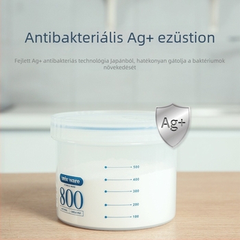 Asvel/Achel Tejpor Tartály – Zárt, Nedvességálló, Élelmiszer-minőségű Műanyag, Hordozható Tároló Tejporhoz, Alkalmas 1–2 Éveseknek