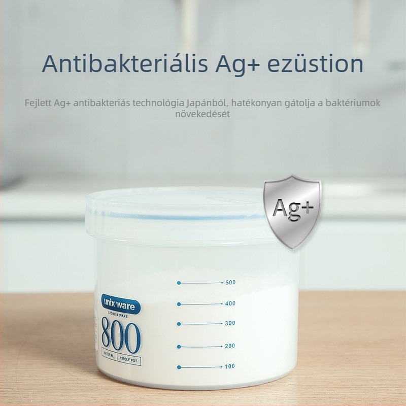 Asvel/Achel Tejpor Tartály – Zárt, Nedvességálló, Élelmiszer-minőségű Műanyag, Hordozható Tároló Tejporhoz, Alkalmas 1–2 Éveseknek