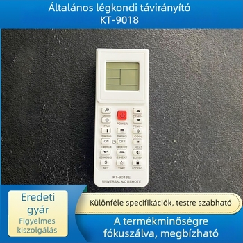 Risheng KT-9018e blister verzió univerzális légkondicionáló távirányító, egy kattintásos gyors hűtés és fűtés funkcióval