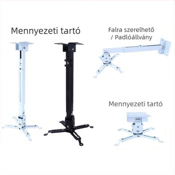 Vetítő falra és mennyezetre szerelhető tartó teleszkópos karral – Epson és BenQ kompatibilis