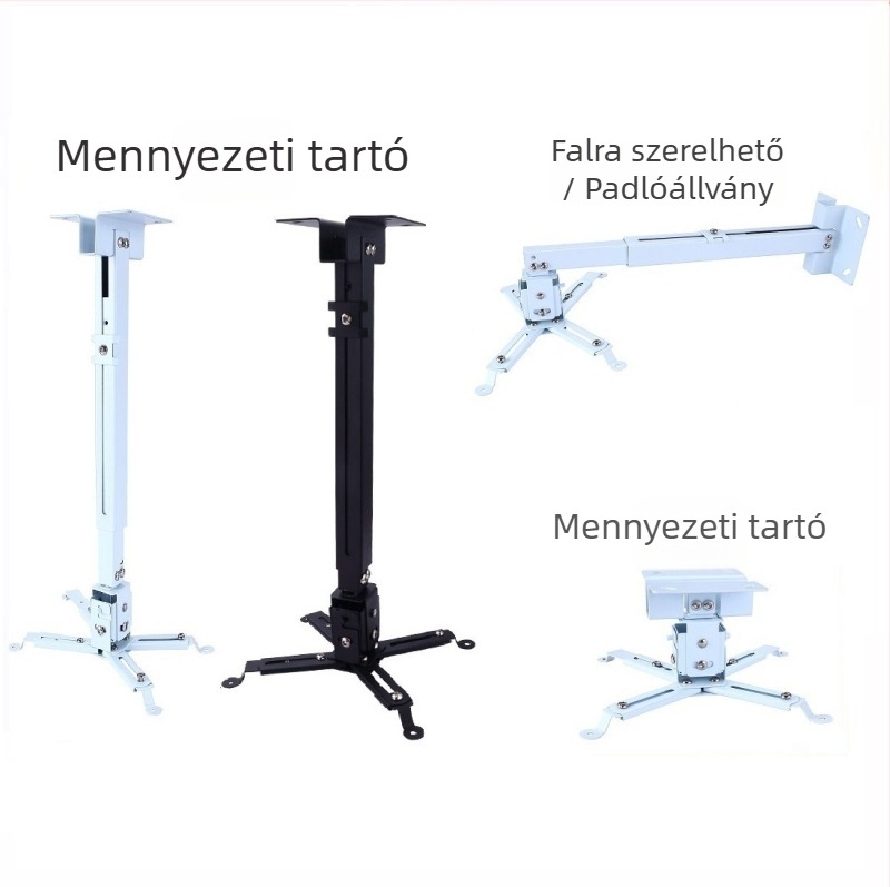 Vetítő falra és mennyezetre szerelhető tartó teleszkópos karral – Epson és BenQ kompatibilis