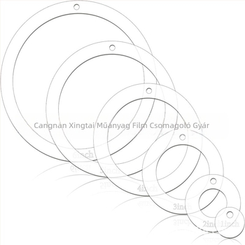 Xing Tai 6 darabos körkörös akril sablonkészlet varráshoz patchwork