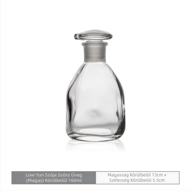 Folyékony fűszerekhez való üvegpalack — Watery Glass, japán stílus, üveg anyag, logó nélkül