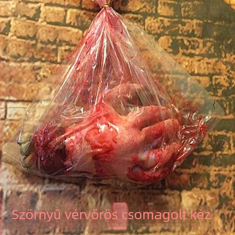 Halloween horror kellékek: Vinylból készült műkezűek és műlábak a kísértet-ház dekorációjához