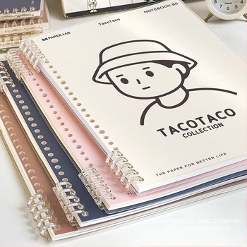 Maihe Taco leválasztható spirálos notesz, 60 lap, papír