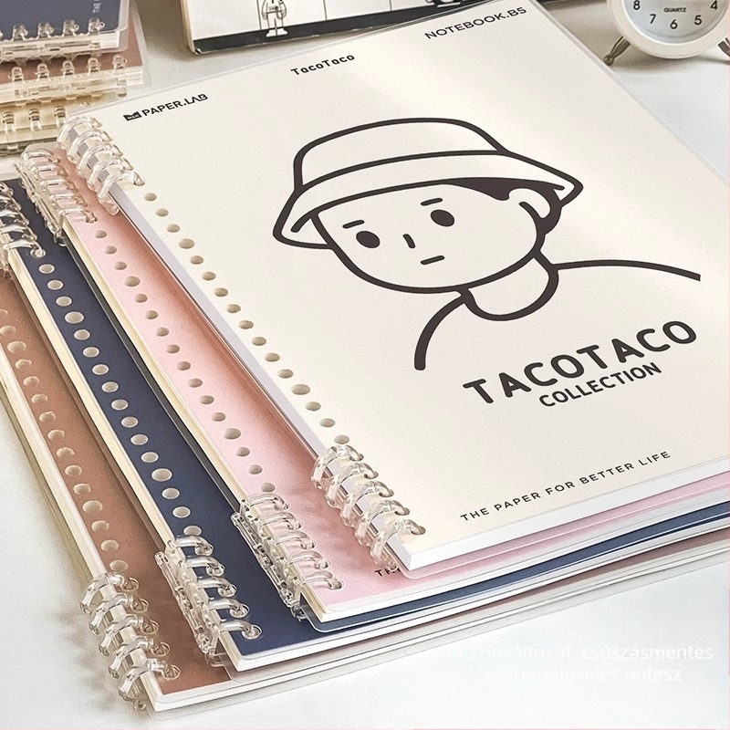 Maihe Taco leválasztható spirálos notesz, 60 lap, papír