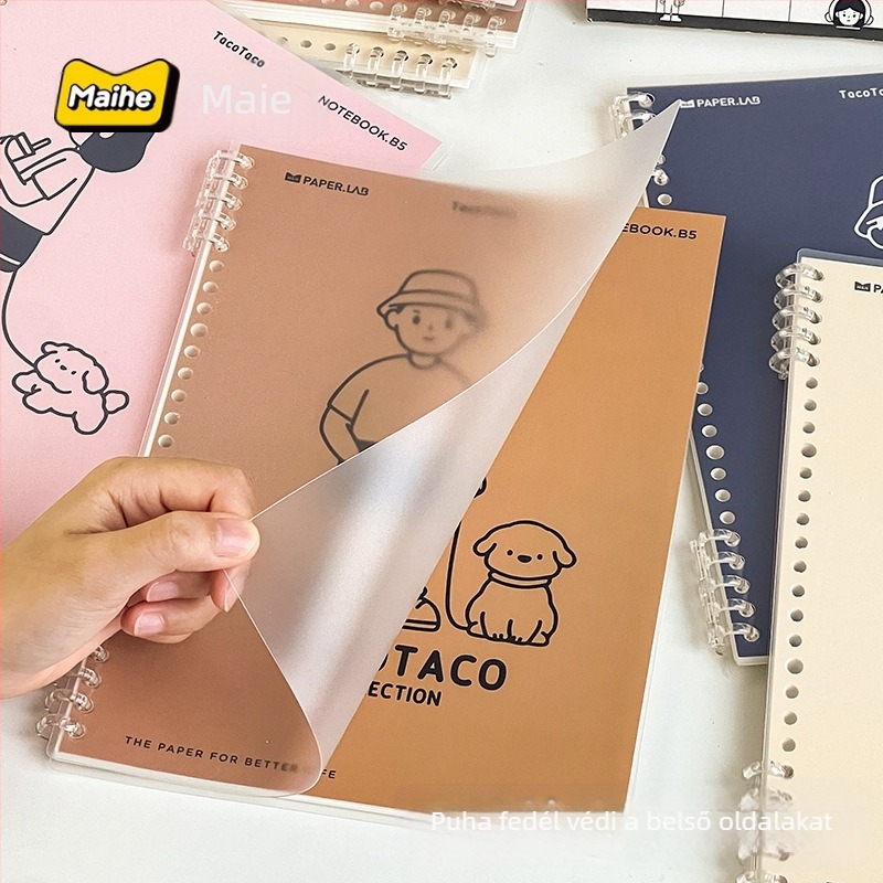 Maihe Taco leválasztható spirálos notesz, 60 lap, papír