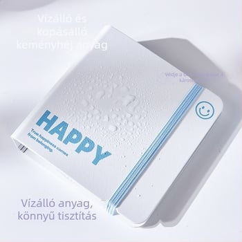 Hewu Egyszerű zsebes notesz leválasztható lapokkal, 100 lap, 3 lyukú kialakítás,