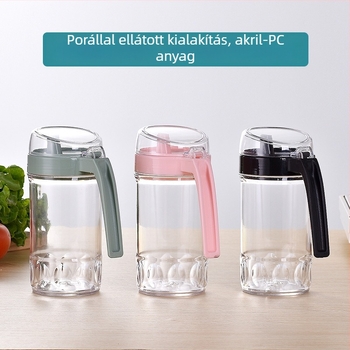 Akril olajtartó üveg, nagy kapacitás, automatikus nyitás-zárás, szivárgásmentes