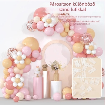 Friendly műanyagból készült automata lufi záróklipsz, kis lufikhoz, kerek formájú