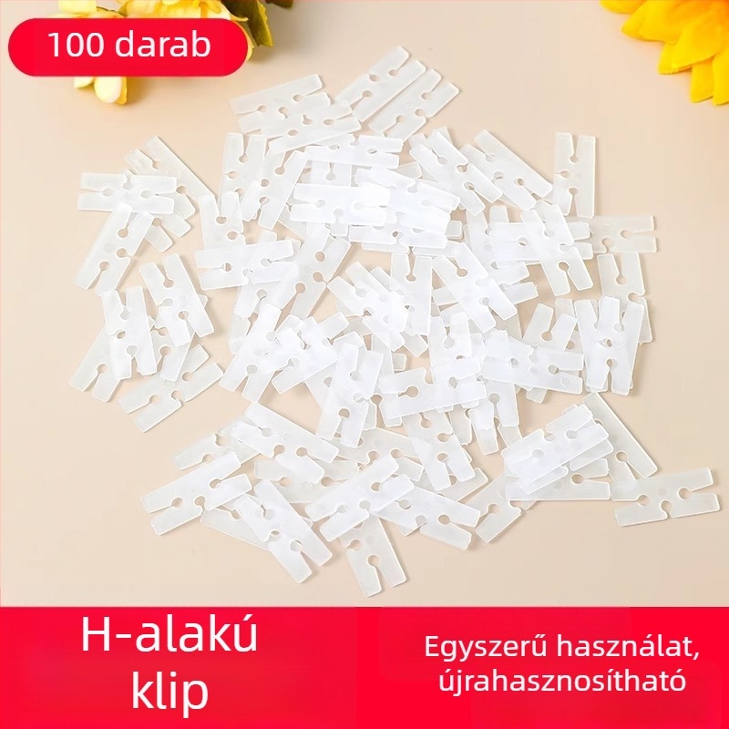 Friendly műanyagból készült automata lufi záróklipsz, kis lufikhoz, kerek formájú