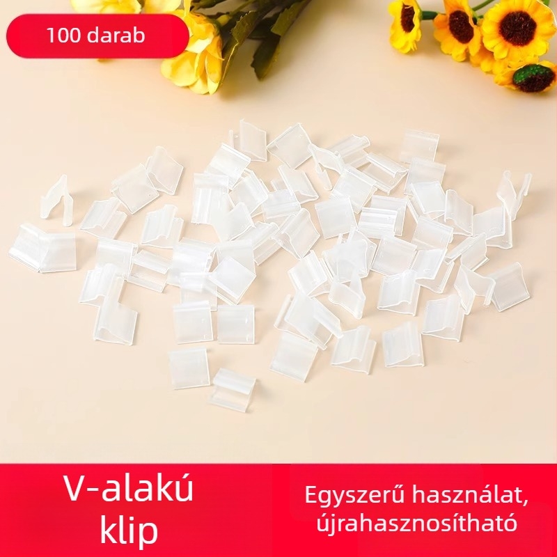 Friendly műanyagból készült automata lufi záróklipsz, kis lufikhoz, kerek formájú