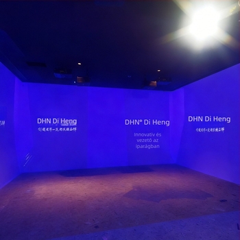 Szemüveg nélküli 3D holografikus projektor CAVE-hoz összecsukható képernyővel, ívelt képernyővel és gömbképernyővel, fal–pad interaktív vetítéssel kiállítási termekhez és bárokhoz