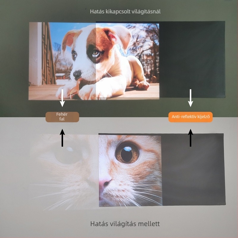 Vetítőképernyő, Összecsukható, Fém Anti-Reflektív (Anti-Glare), 16:9/4:3, 4K-kompatibilis, MICMOTO/Mi Xi Magic Throw
